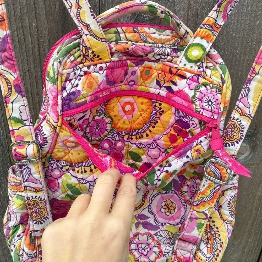 Vera Bradley Multicolor Patterned Backpack